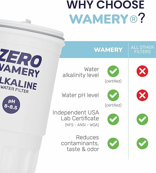 Alkaline Zero Wamery - 2 Pack Filter