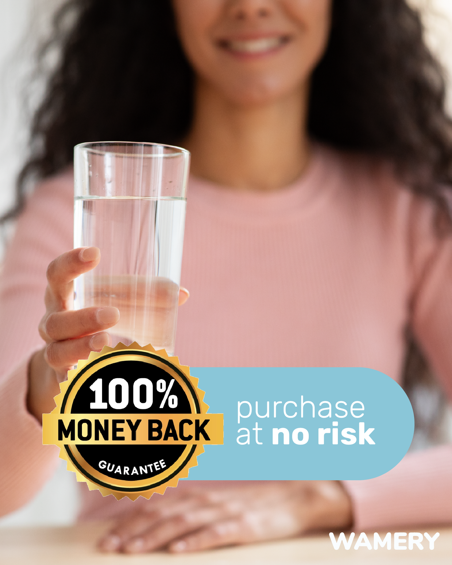 Wamery Alkaline Pitcher Filter – Brita Compatible, 1 Pack