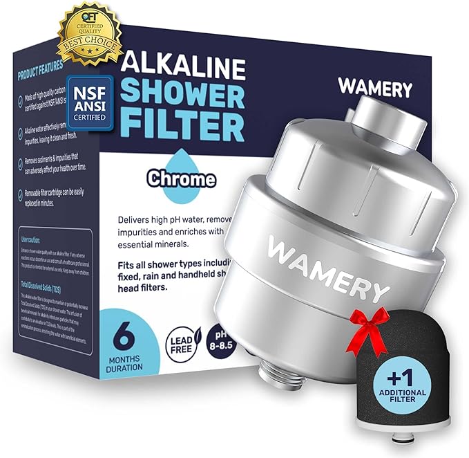 Complete Filter Pack: 3 Alkaline Filters + Shower Filter + FREE SHIPPING | 1 Year Coverage