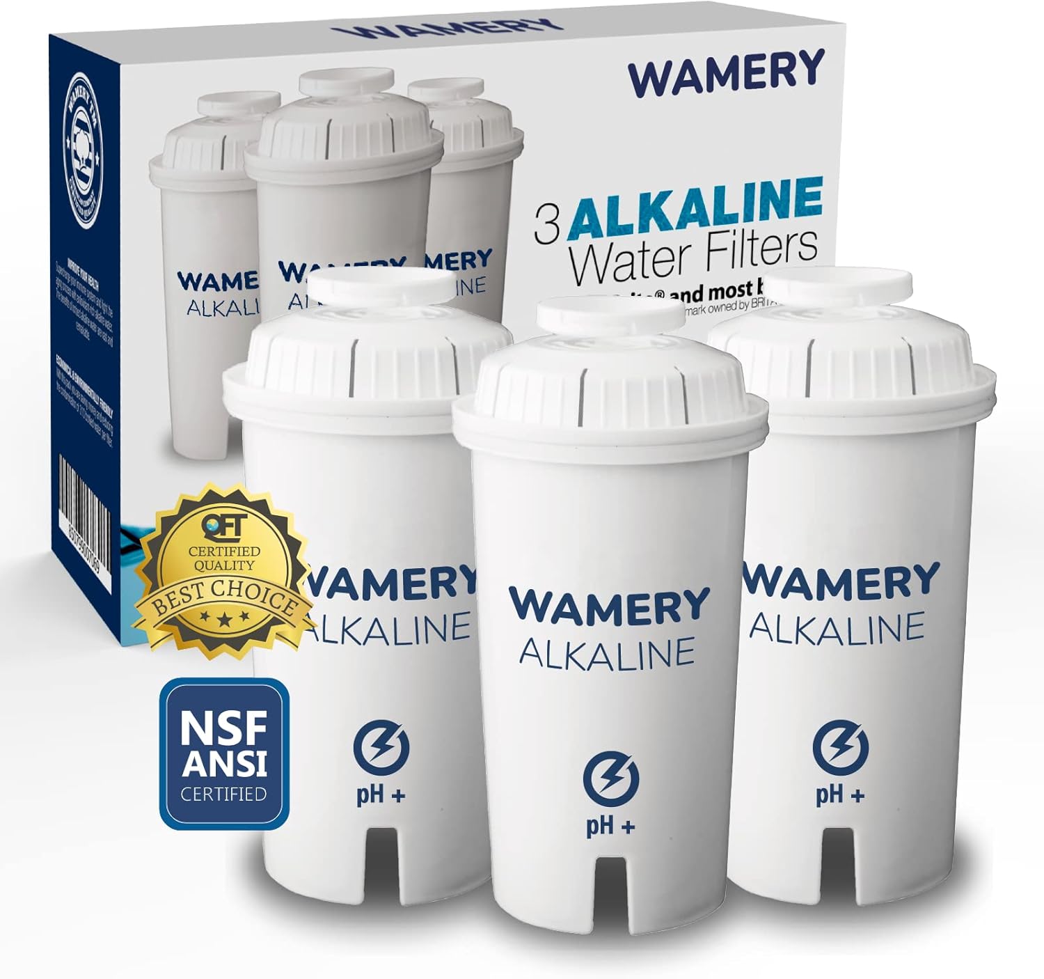 Value Pack – 3 Alkaline Wamery Filters | 1 Year Coverage