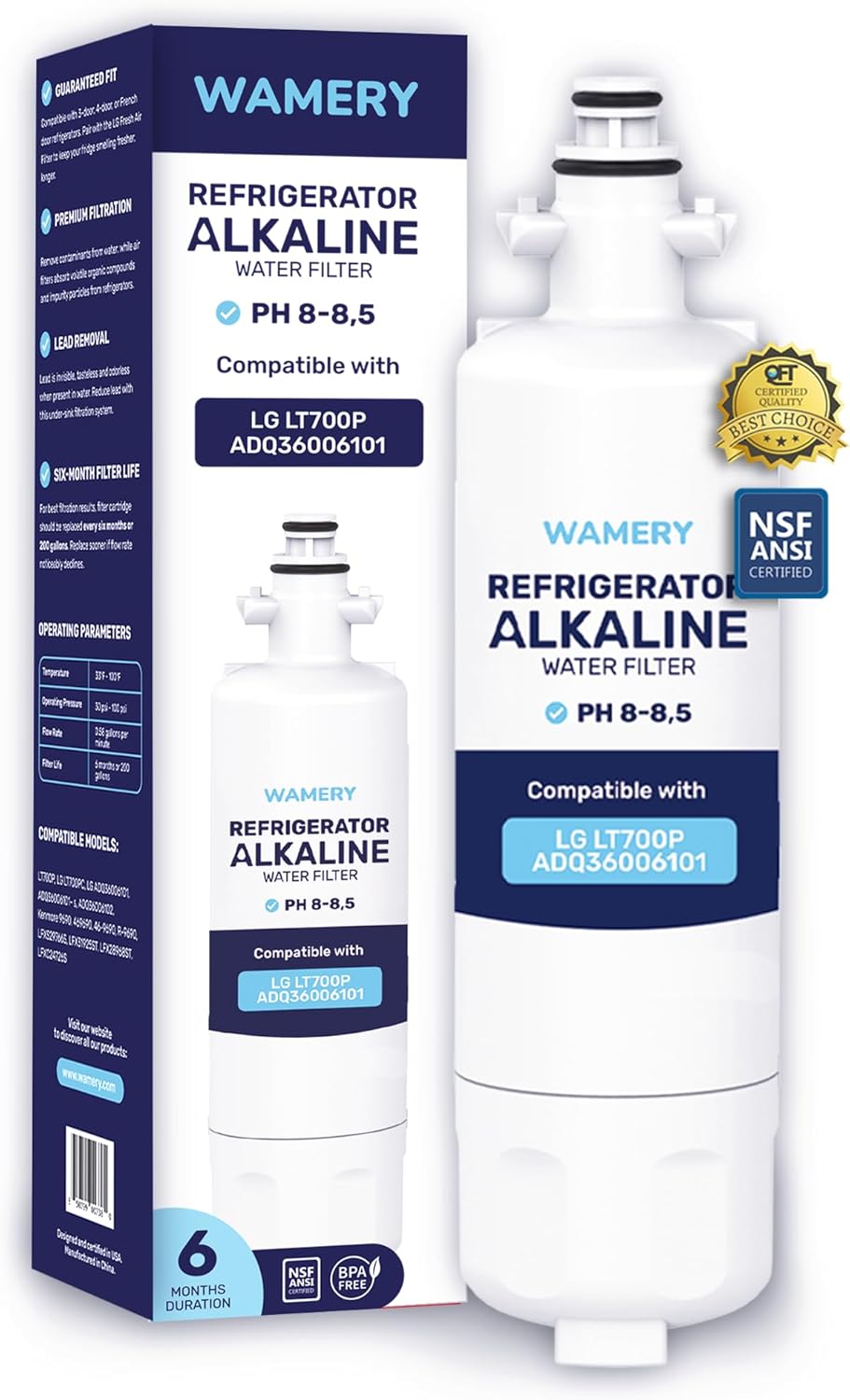 Value Pack – 3 Alkaline Wamery Filters | 1 Year Coverage