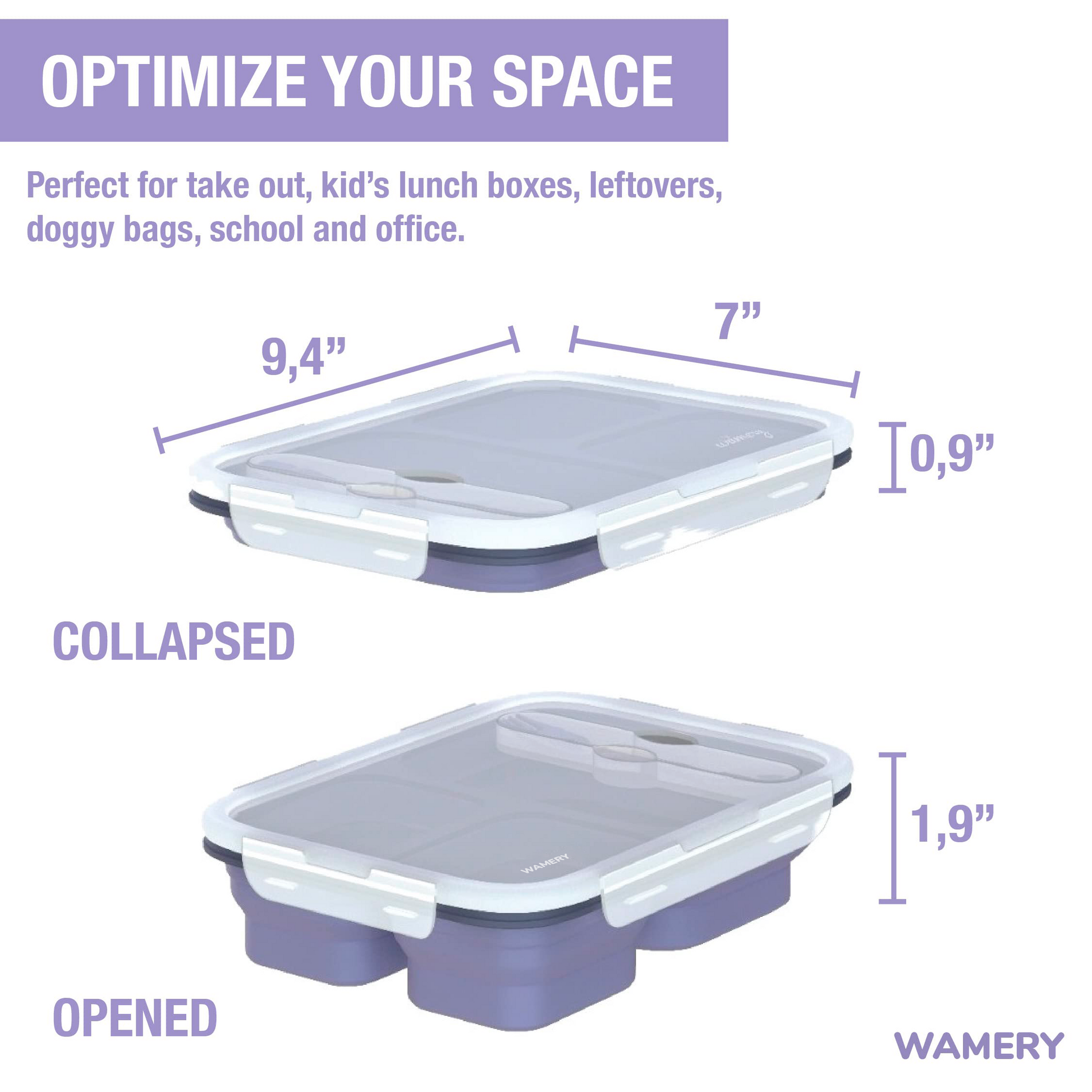 Vremi Silicone Food Storage Containers - Microwave and Freezer Safe –  Vremi® Home & Kitchen