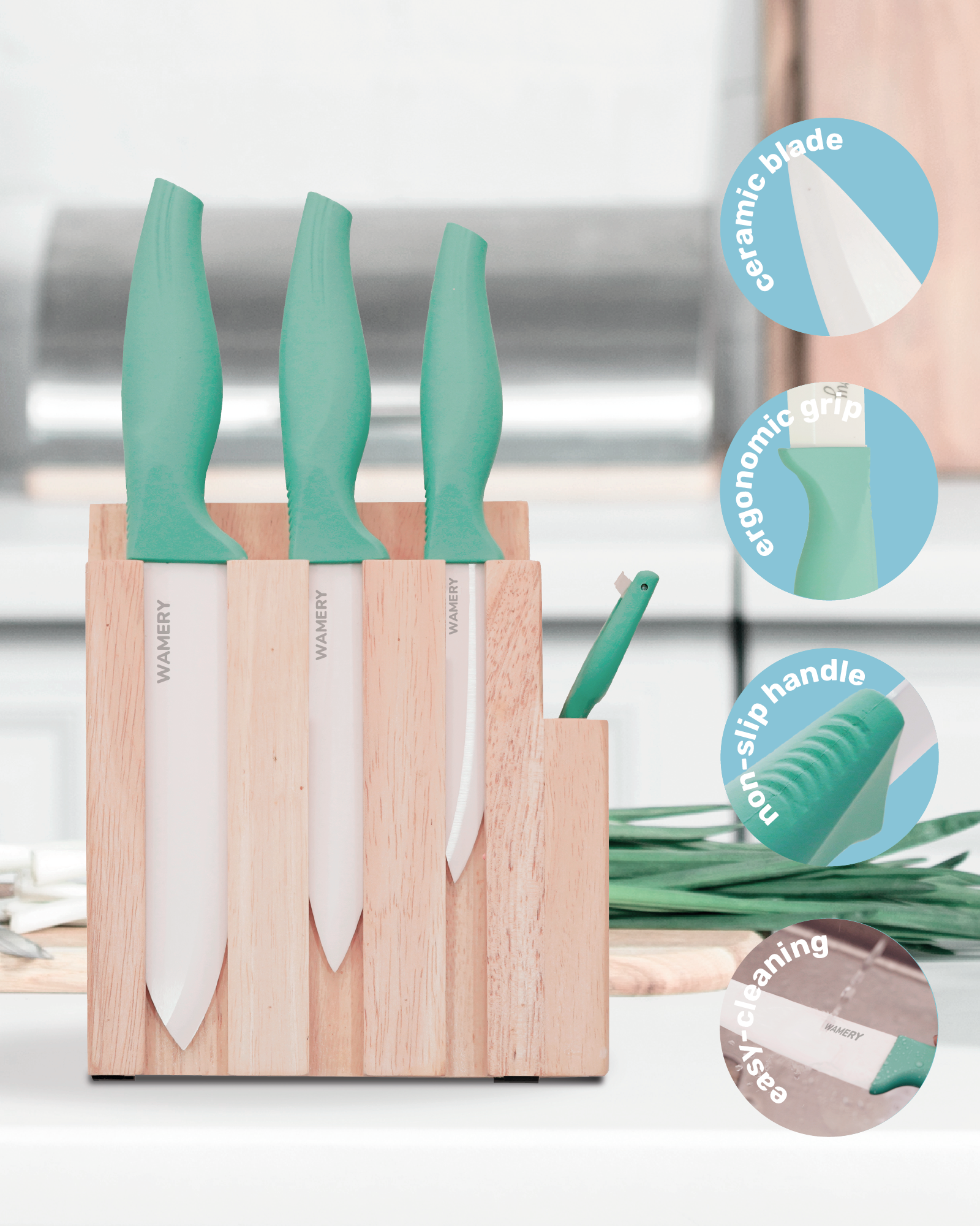 Zirconia Series Vegetable Peeler & Ceramic Paring Knife Set – Benchusch®