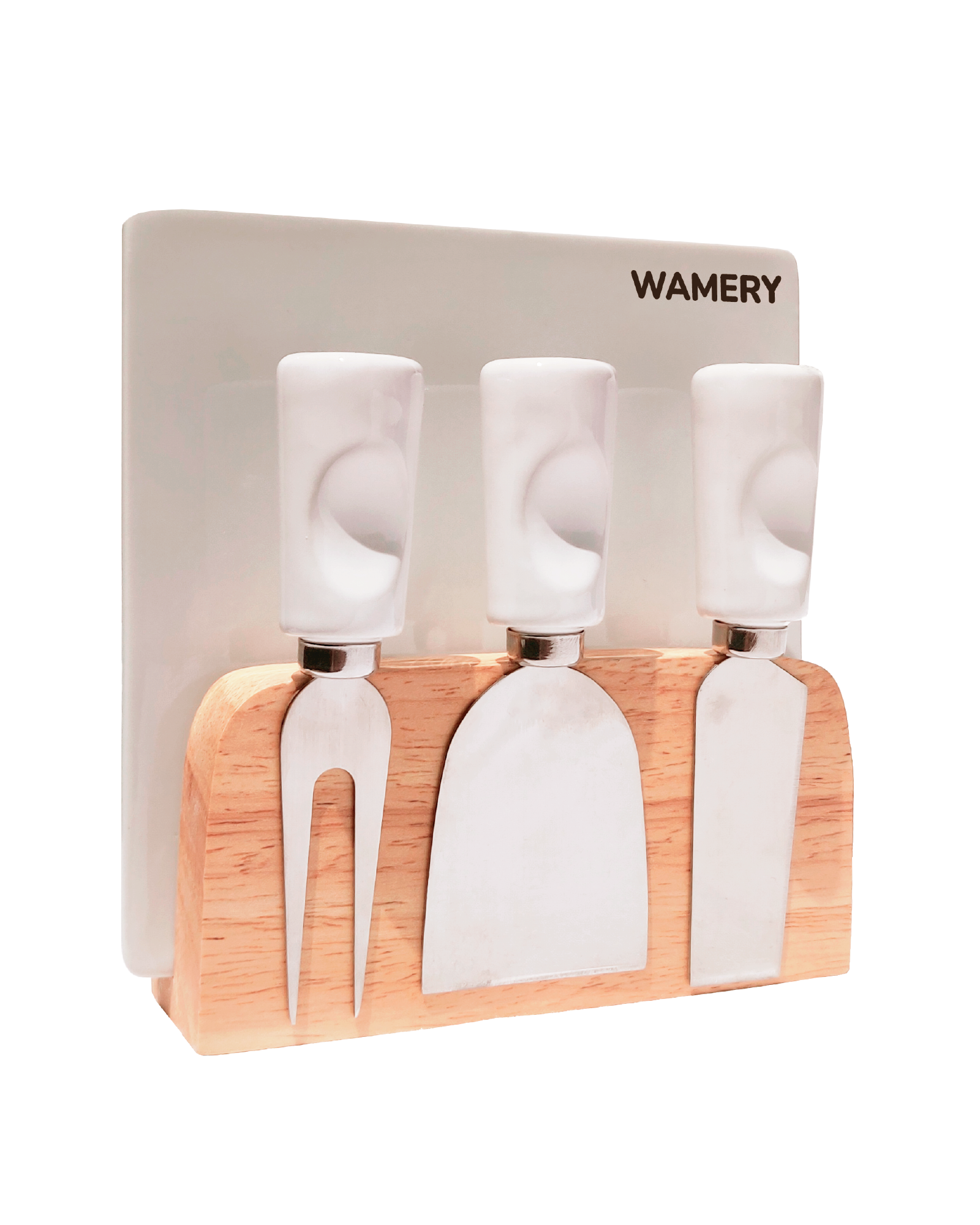 Ceramic Knife Set with Block & Peeler – Wamery
