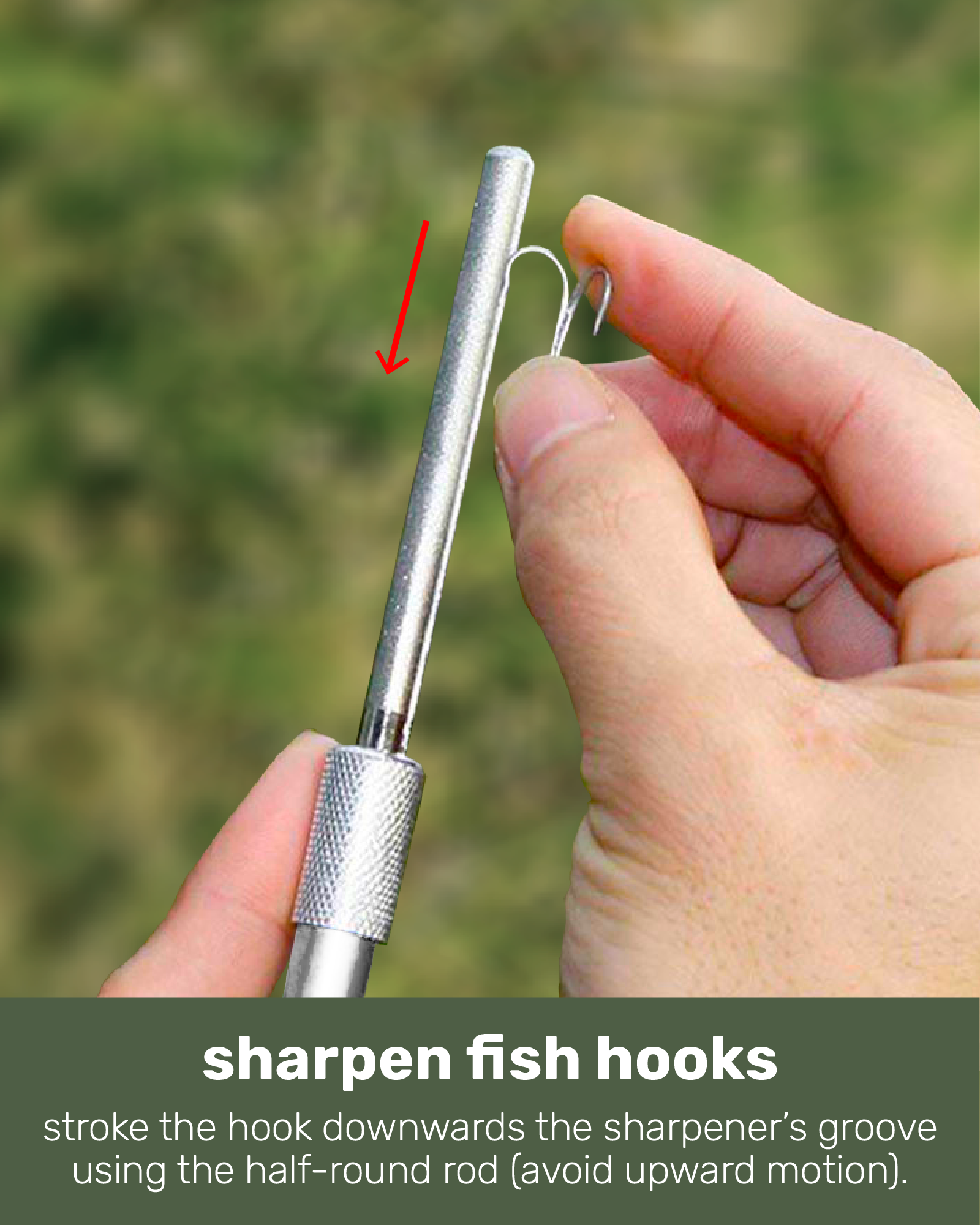 Hook Eye Knife Sharpener In Action., FINALLY!!! Have us sharpen  yours.