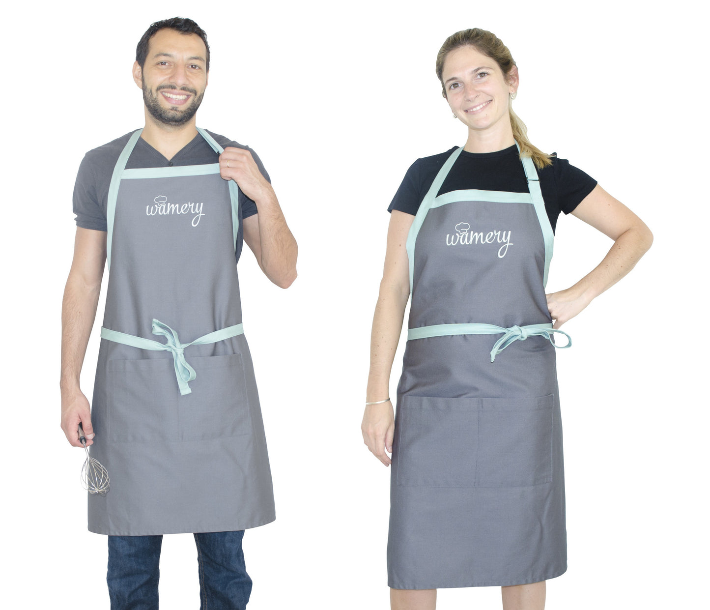 Bib & Wist APRON Set with Pockets, Unisex. Become a Chef